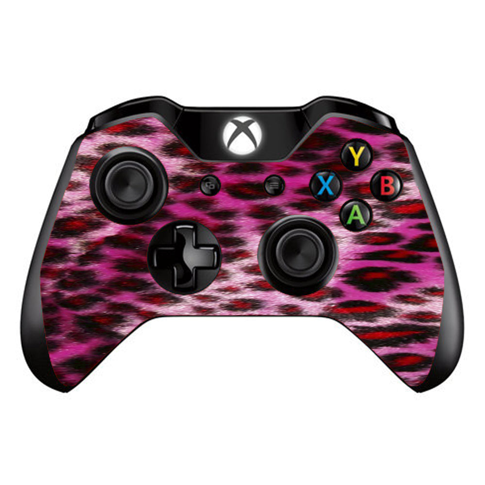  Pink Fur, Cheetah Microsoft Xbox One Controller Skin