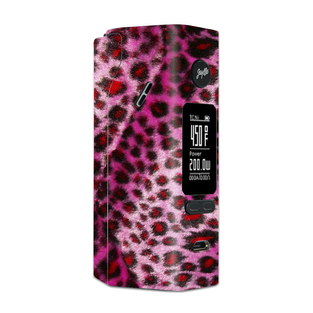  Pink Fur, Cheetah Wismec Reuleaux RX 2/3 combo kit Skin