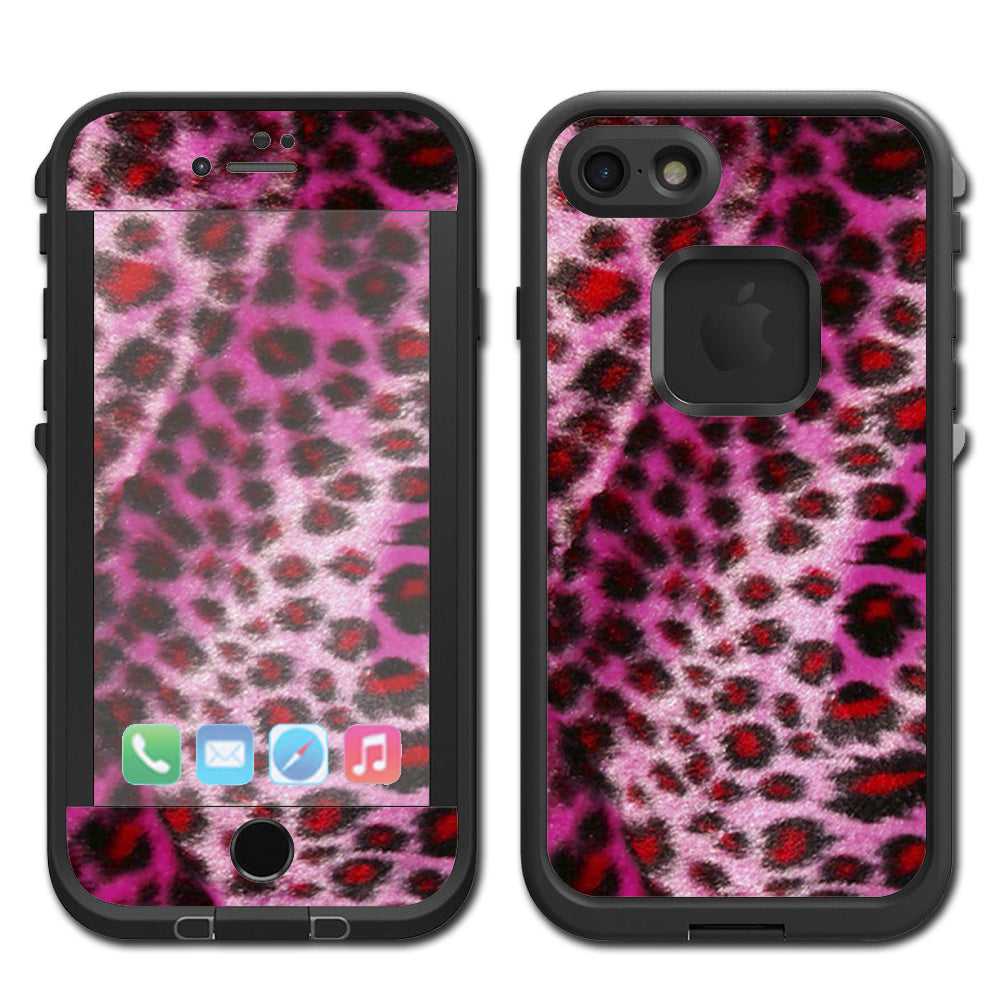  Pink Fur, Cheetah Lifeproof Fre iPhone 7 or iPhone 8 Skin