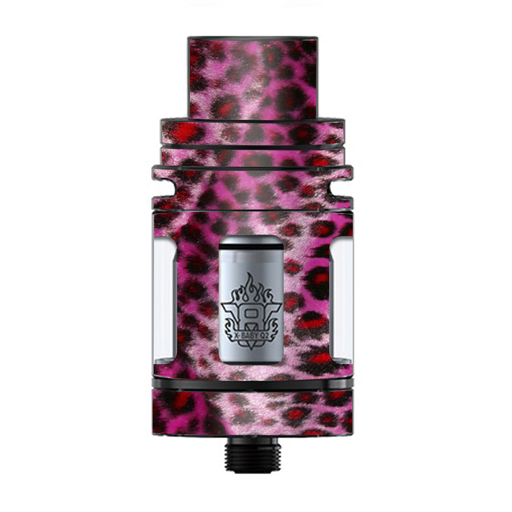  Pink Fur, Cheetah TFV8 X-baby Tank Smok Skin