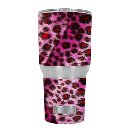 Pink Fur, Cheetah RTIC 30oz Tumbler Skin