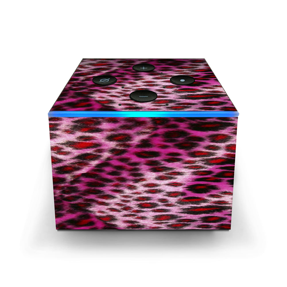  Pink Fur, Cheetah Amazon Fire TV Cube Skin