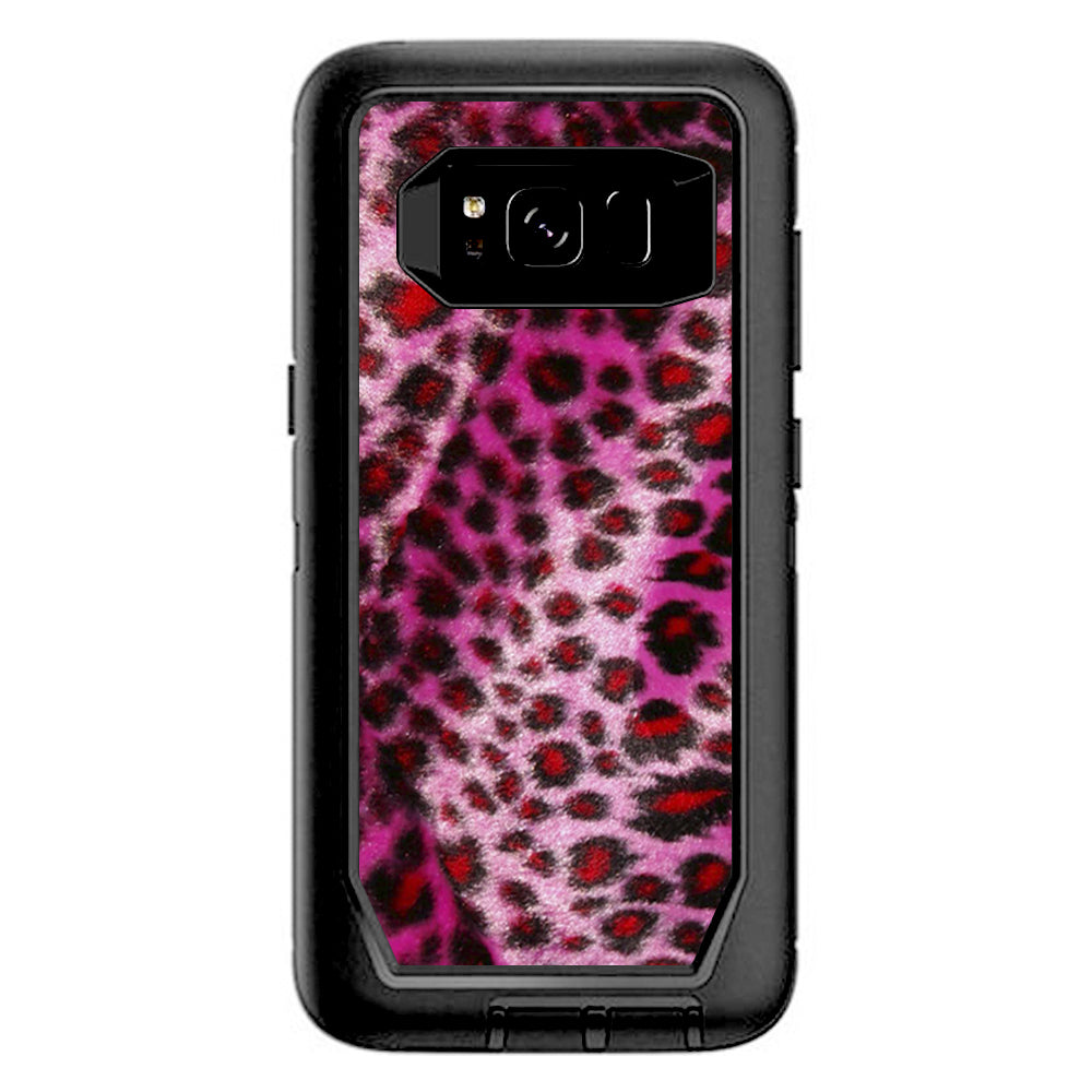  Pink Fur, Cheetah Otterbox Defender Samsung Galaxy S8 Skin