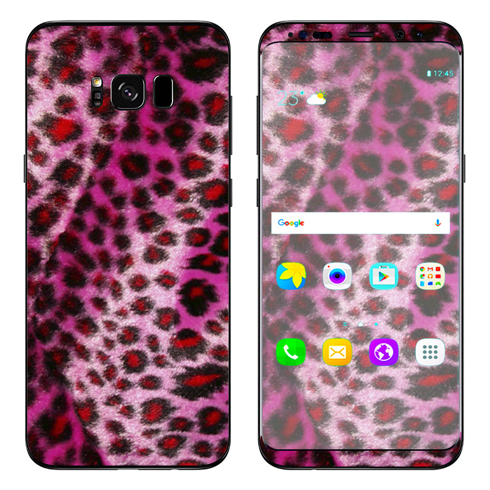  Pink Fur, Cheetah Samsung Galaxy S8 Plus Skin