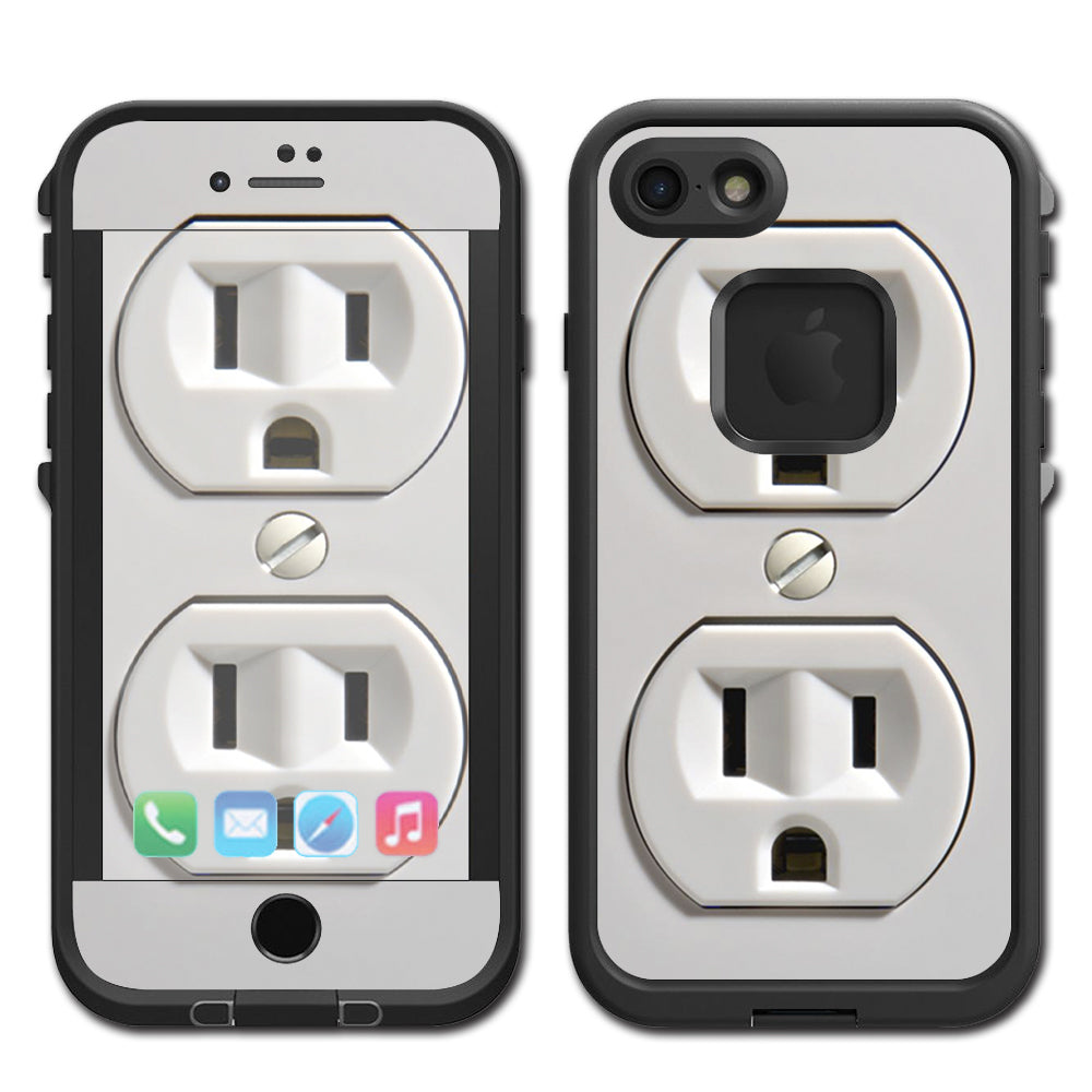  Plug, 110V Electrical Lifeproof Fre iPhone 7 or iPhone 8 Skin