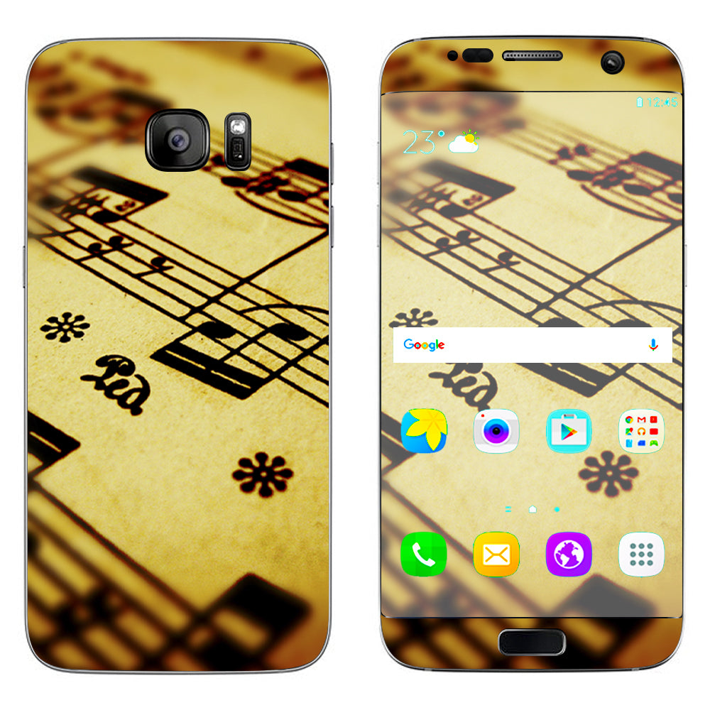  Sheet Music Samsung Galaxy S7 Edge Skin