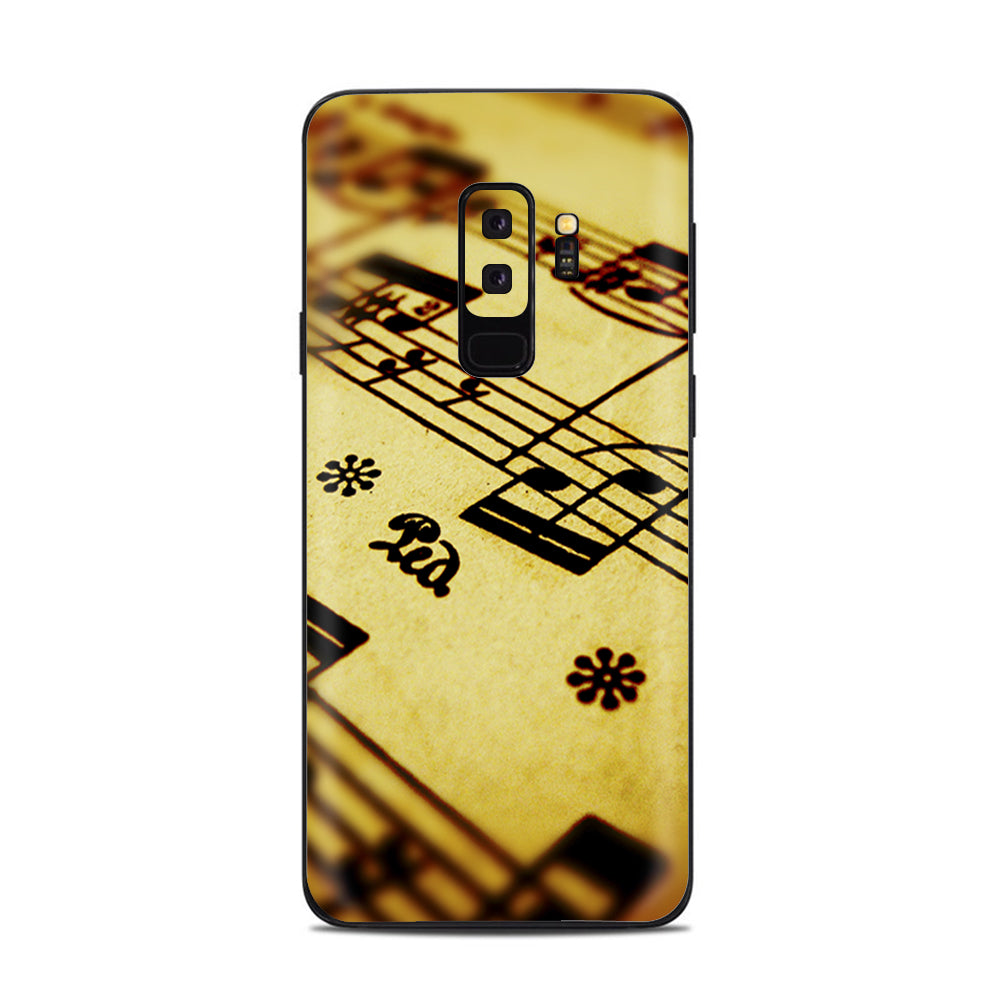  Sheet Music Samsung Galaxy S9 Plus Skin