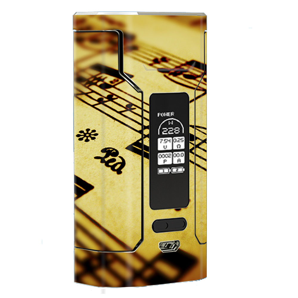  Sheet Music Wismec Predator 228 Skin