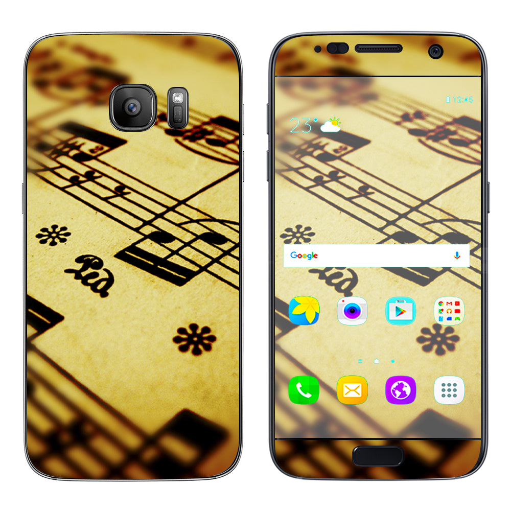  Sheet Music Samsung Galaxy S7 Skin