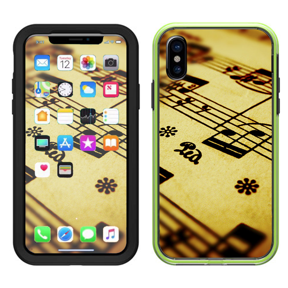  Sheet Music Lifeproof Slam Case iPhone X Skin