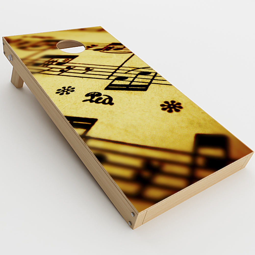  Sheet Music Cornhole Game Boards  Skin