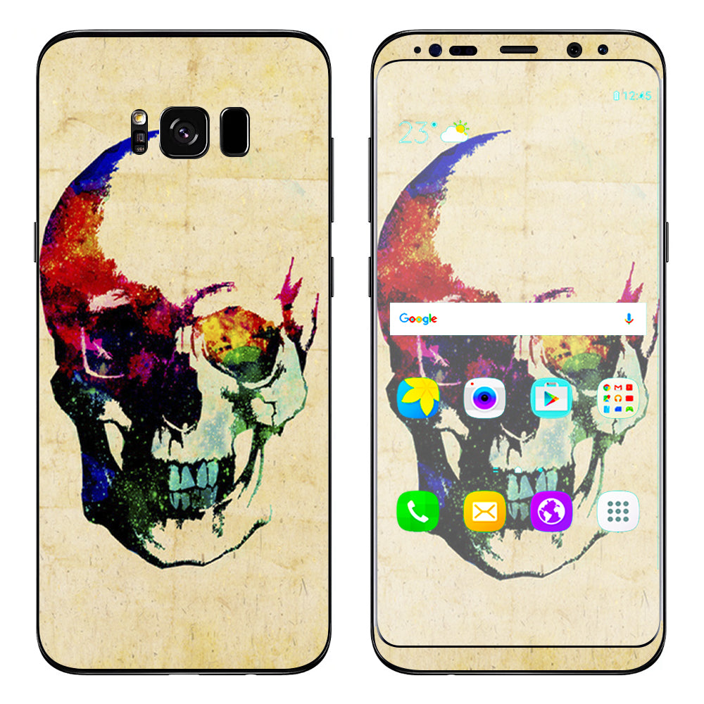  Skeleton In Color Samsung Galaxy S8 Skin