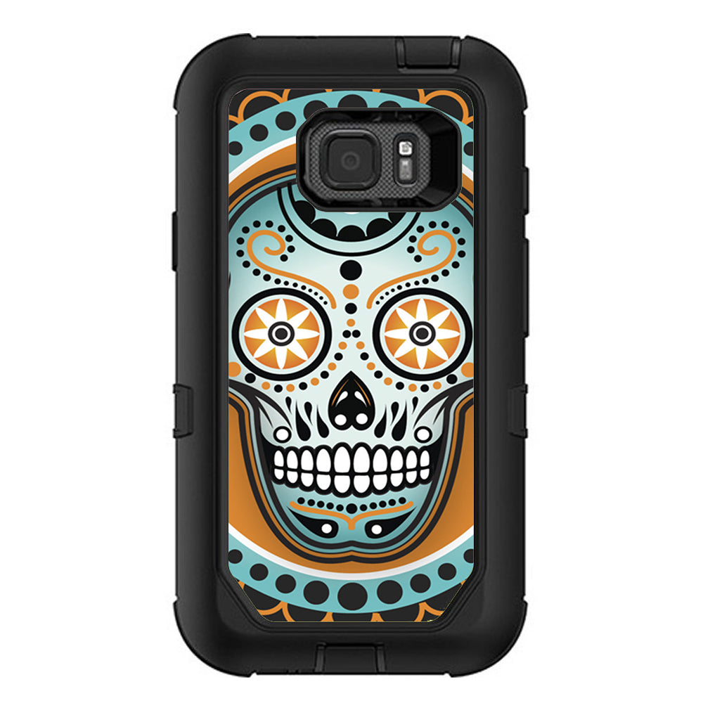  Sugar Skull, Day Of The Dead Otterbox Defender Samsung Galaxy S7 Active Skin