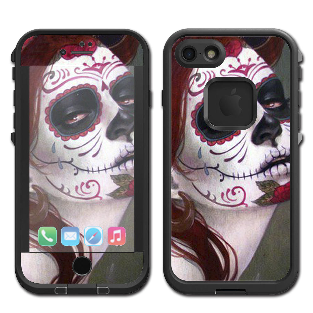  Sugar Skull Girl Lifeproof Fre iPhone 7 or iPhone 8 Skin