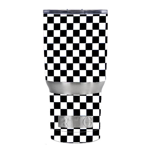 Checkerboard, Checkers RTIC 20oz Tumbler Skin