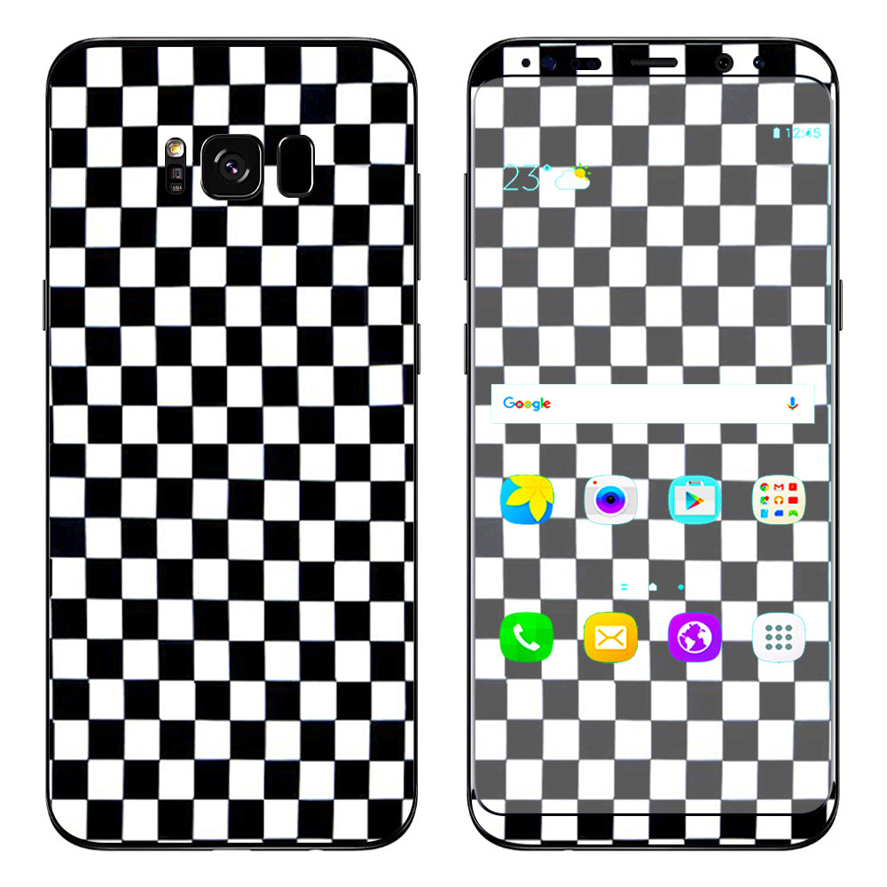  Checkerboard, Checkers Samsung Galaxy S8 Plus Skin