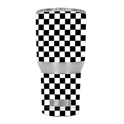  Checkerboard, Checkers RTIC 30oz Tumbler Skin