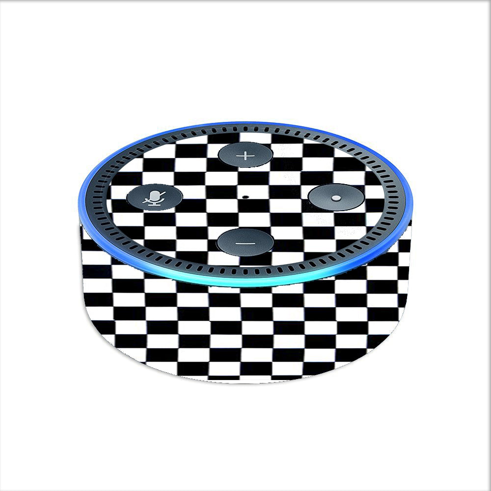  Checkerboard, Checkers Amazon Echo Dot 2nd Gen Skin