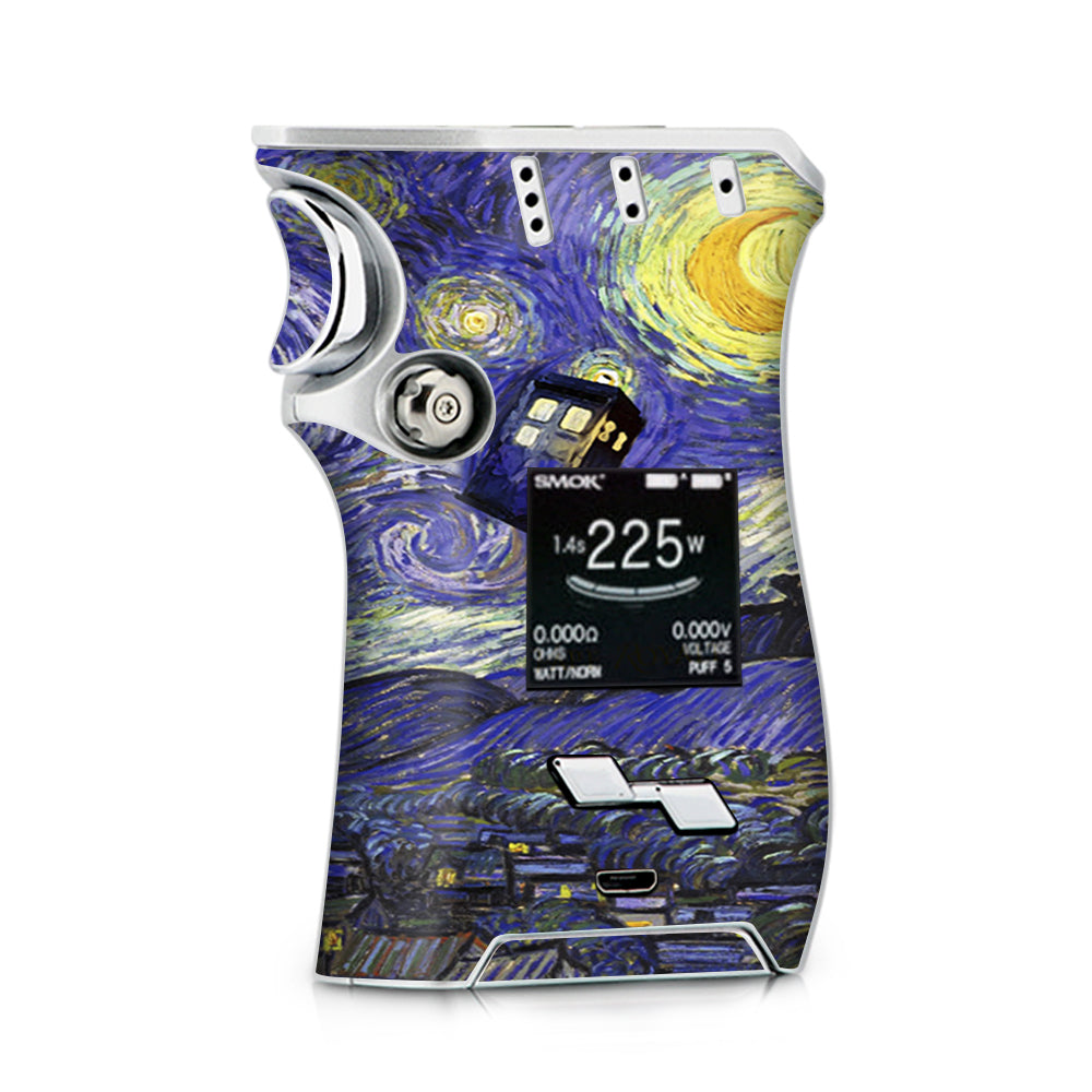  Tardis Starry Night Smok Mag kit Skin