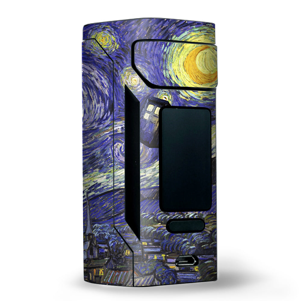  Tardis Starry Night Wismec RX2 20700 Skin