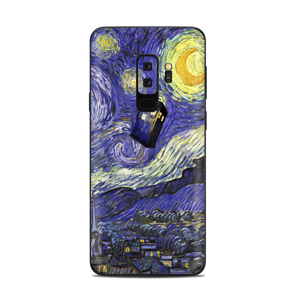  Tardis Starry Night Samsung Galaxy S9 Plus Skin