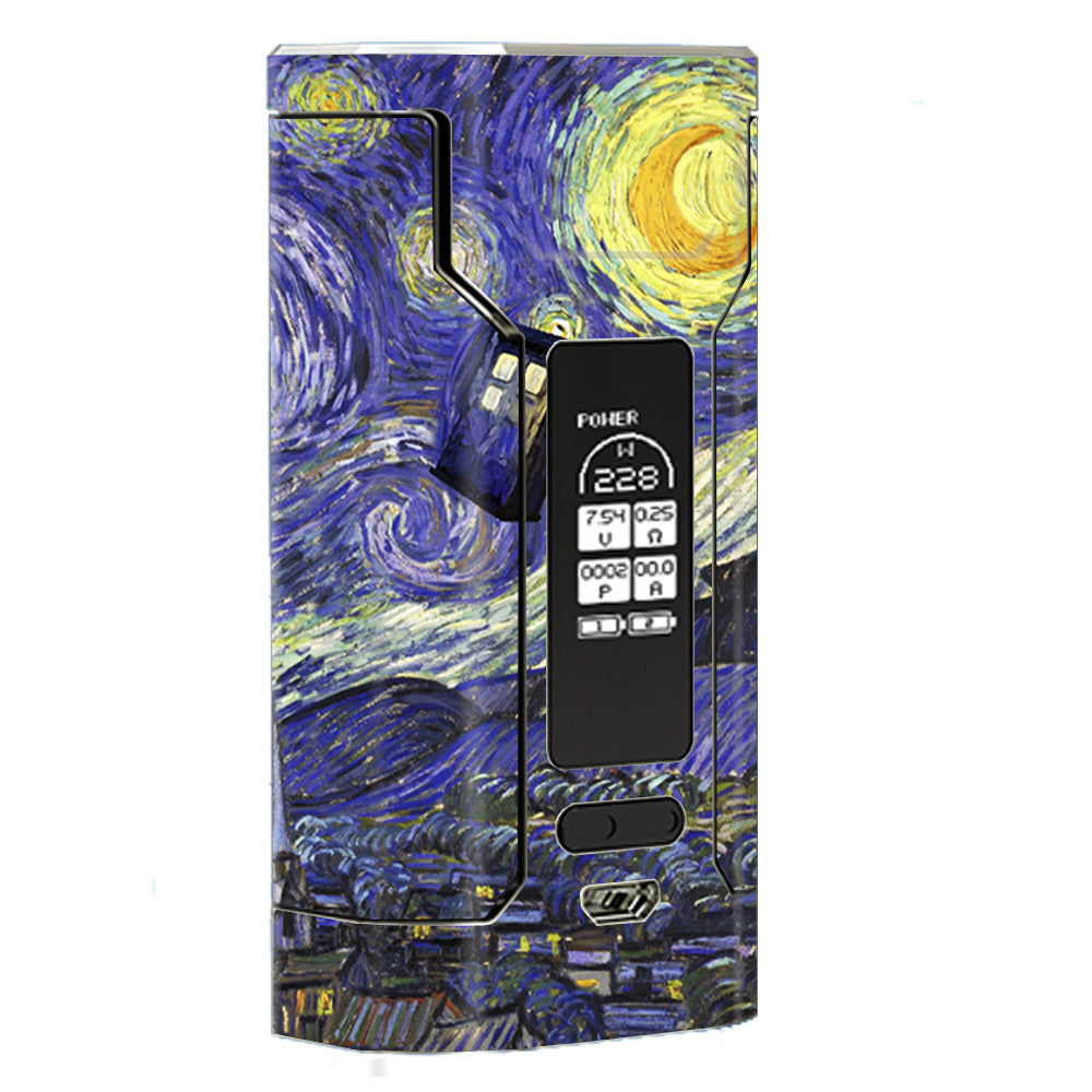  Tardis Starry Night Wismec Predator 228 Skin