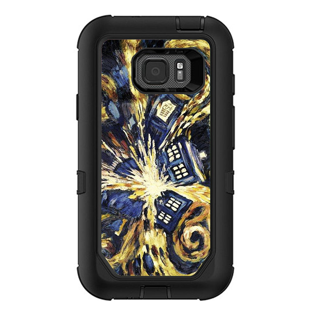  Tardis, Van Gough Otterbox Defender Samsung Galaxy S7 Active Skin