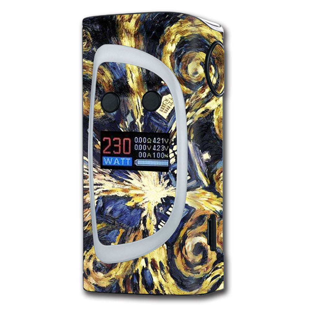  Tardis, Van Gough Sigelei Kaos Spectrum Skin