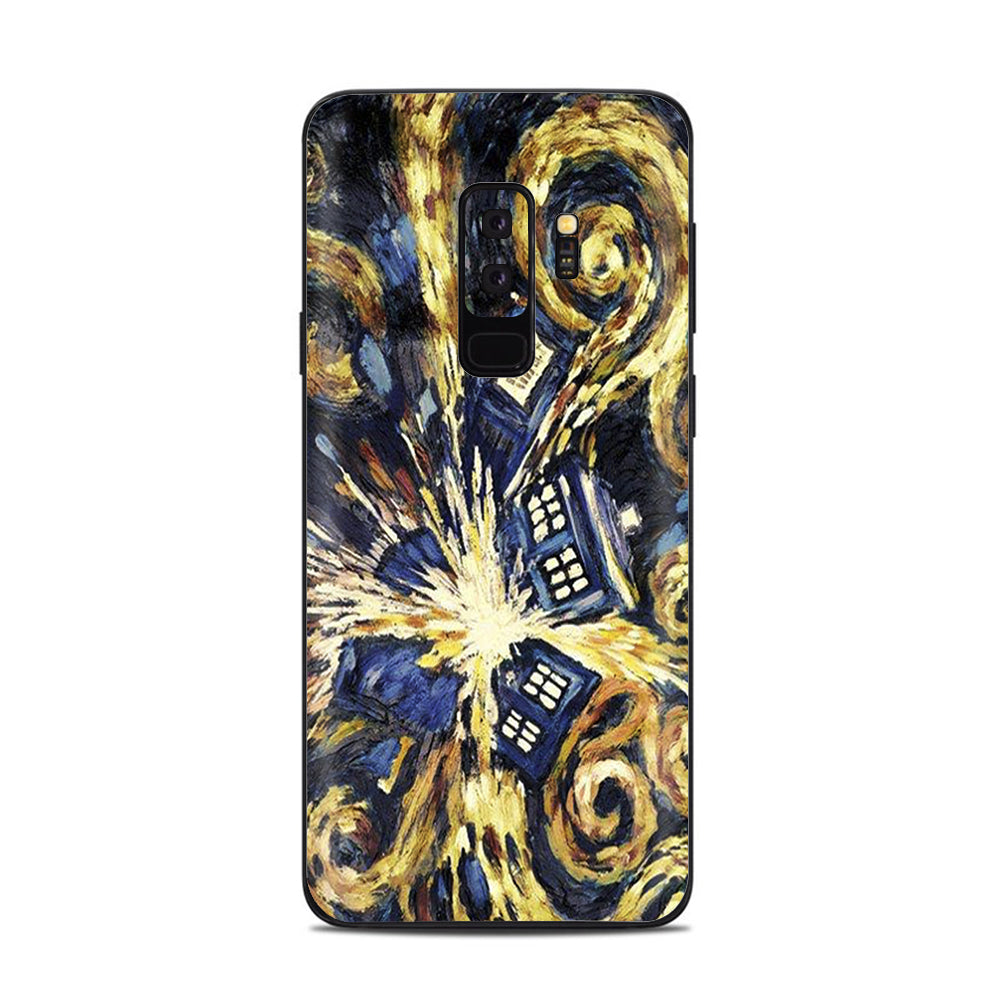  Tardis, Van Gough Samsung Galaxy S9 Plus Skin