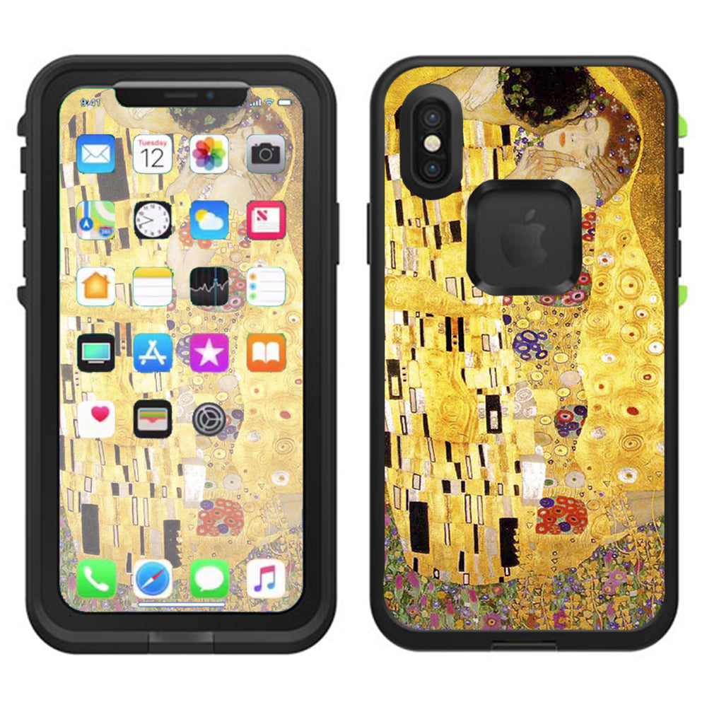  The Kiss Painting Klimt Lifeproof Fre Case iPhone X Skin