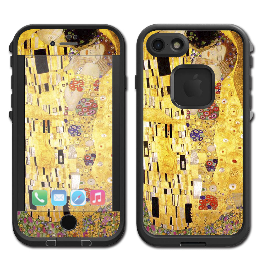  The Kiss Painting Klimt Lifeproof Fre iPhone 7 or iPhone 8 Skin