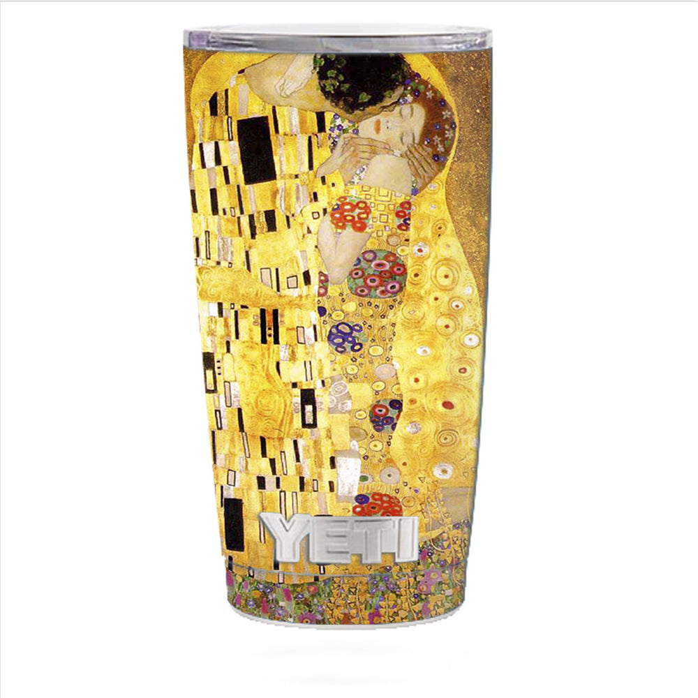  The Kiss Painting Klimt Yeti 20oz Rambler Tumbler Skin