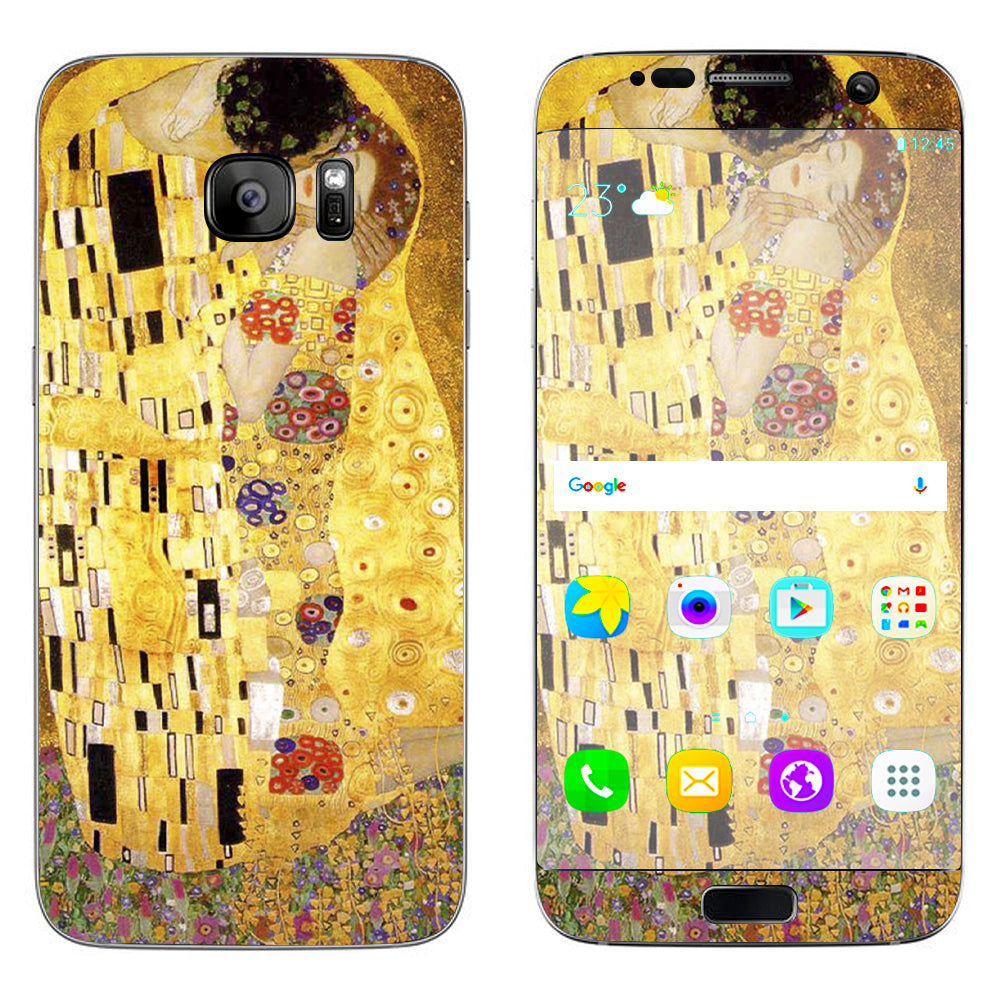  The Kiss Painting Klimt Samsung Galaxy S7 Edge Skin
