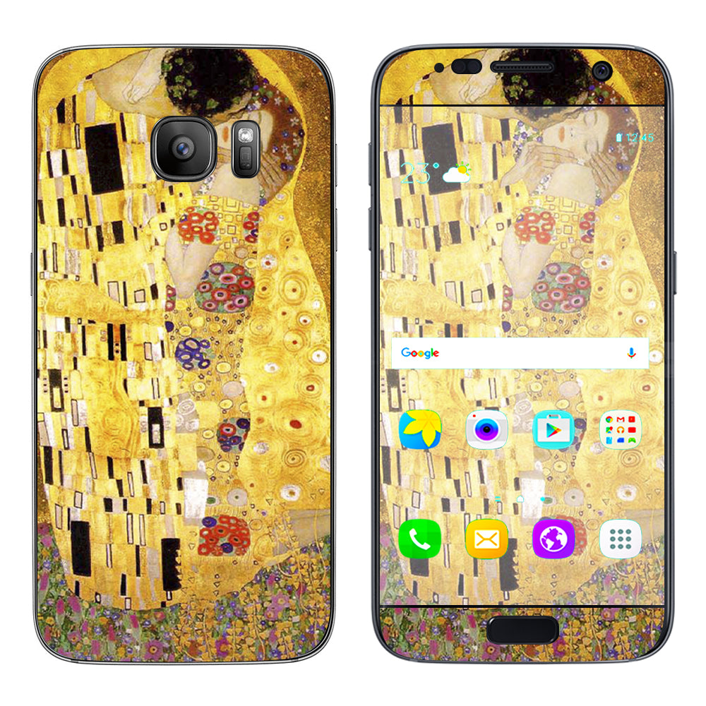  The Kiss Painting Klimt Samsung Galaxy S7 Skin