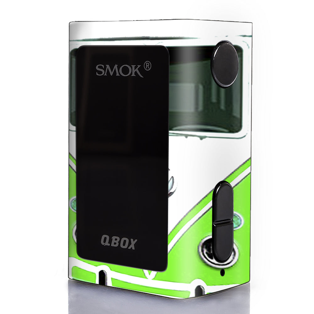 Vw Bus, Split Window Green Smok Q-Box Skin