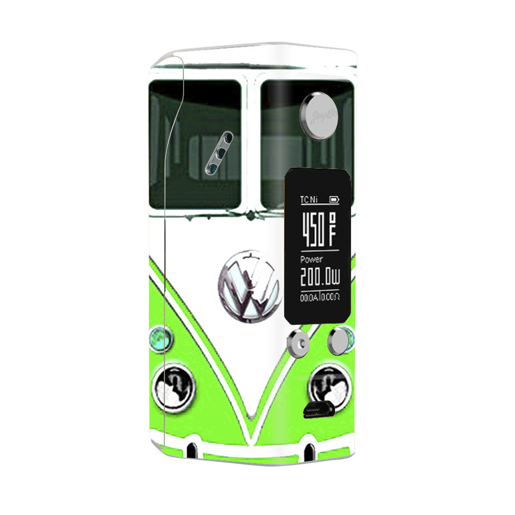  Vw Bus, Split Window Green Wismec Reuleaux RX200S Skin