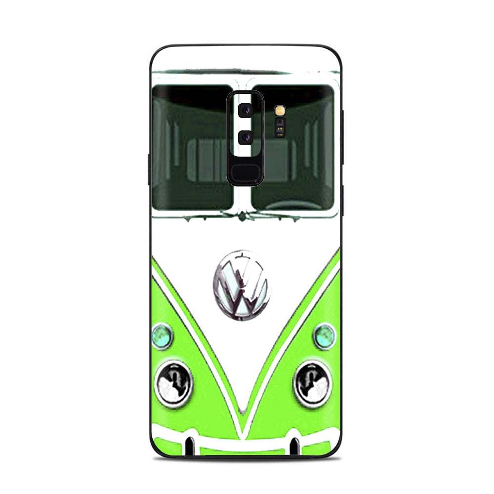  Vw Bus, Split Window Green Samsung Galaxy S9 Plus Skin