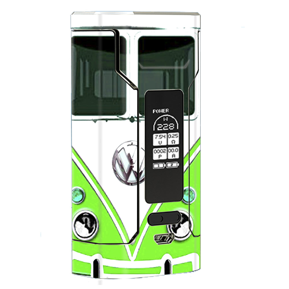  Vw Bus, Split Window Green Wismec Predator 228 Skin