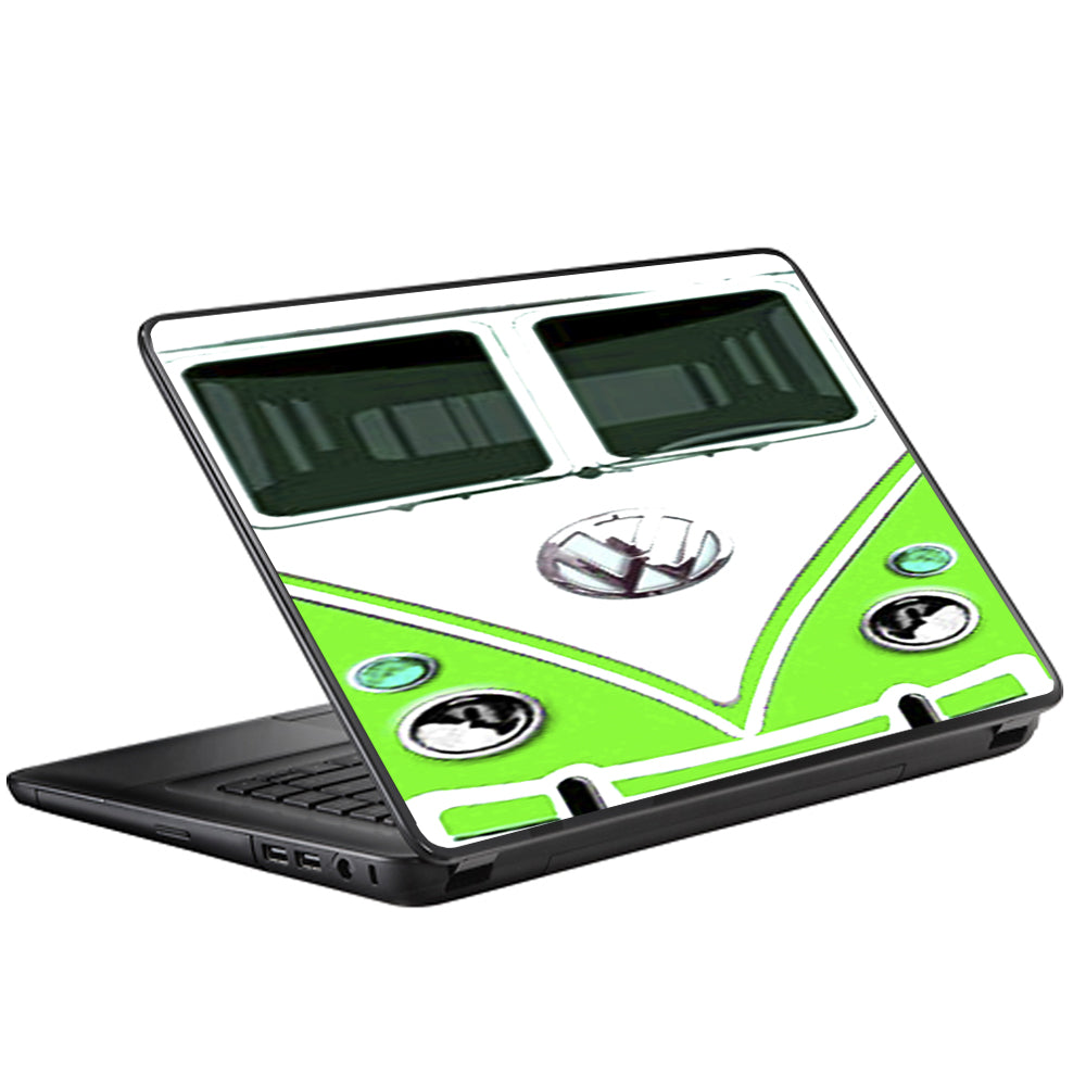  Vw Bus, Split Window Green Universal 13 to 16 inch wide laptop Skin