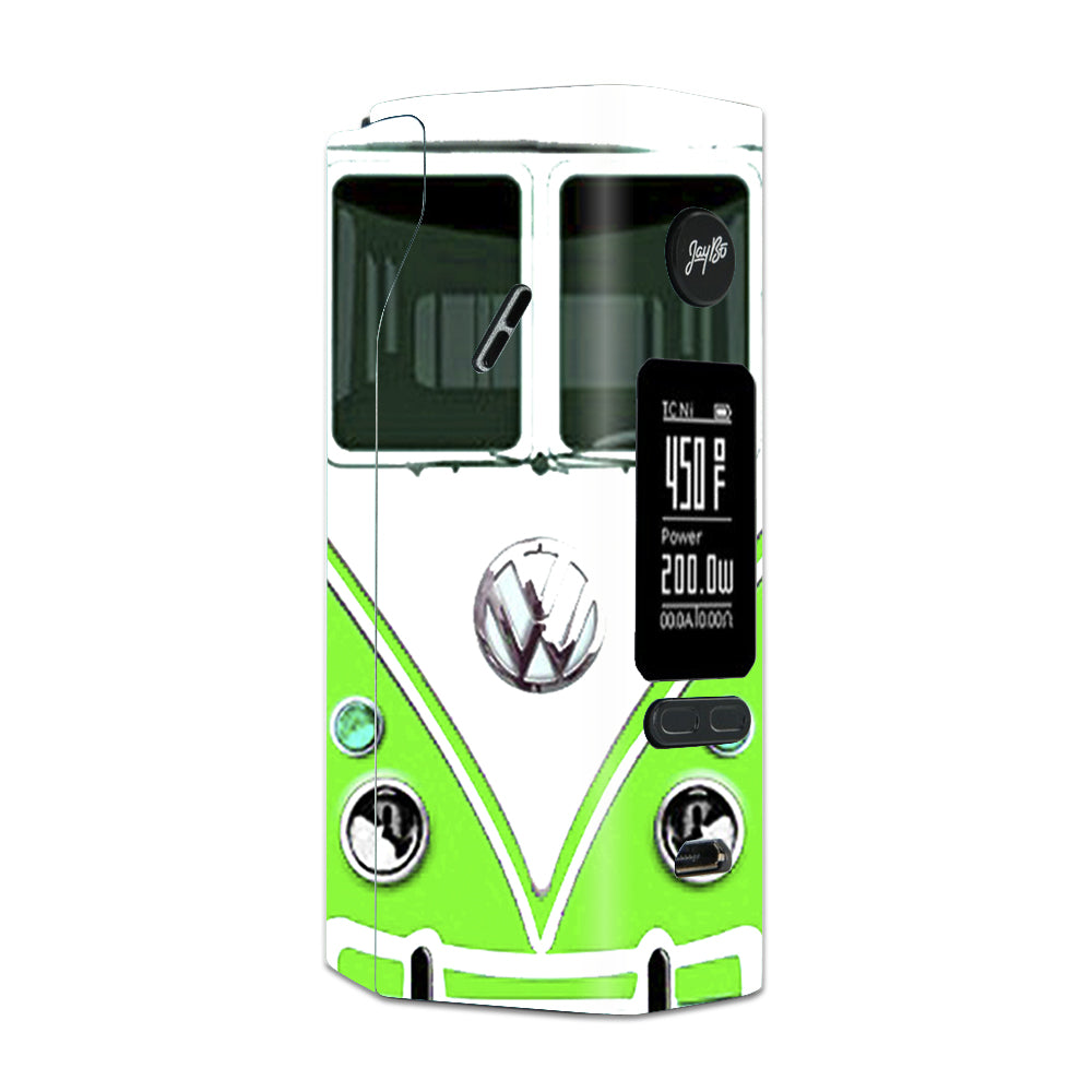  Vw Bus, Split Window Green Wismec Reuleaux RX 2/3 combo kit Skin