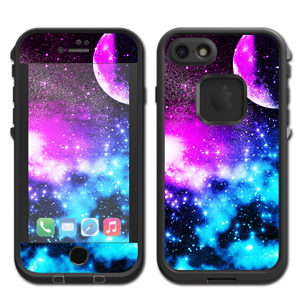  Galaxy Fluorescent Lifeproof Fre iPhone 7 or iPhone 8 Skin