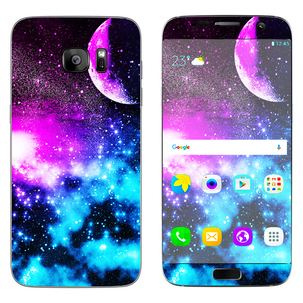  Galaxy Fluorescent Samsung Galaxy S7 Edge Skin
