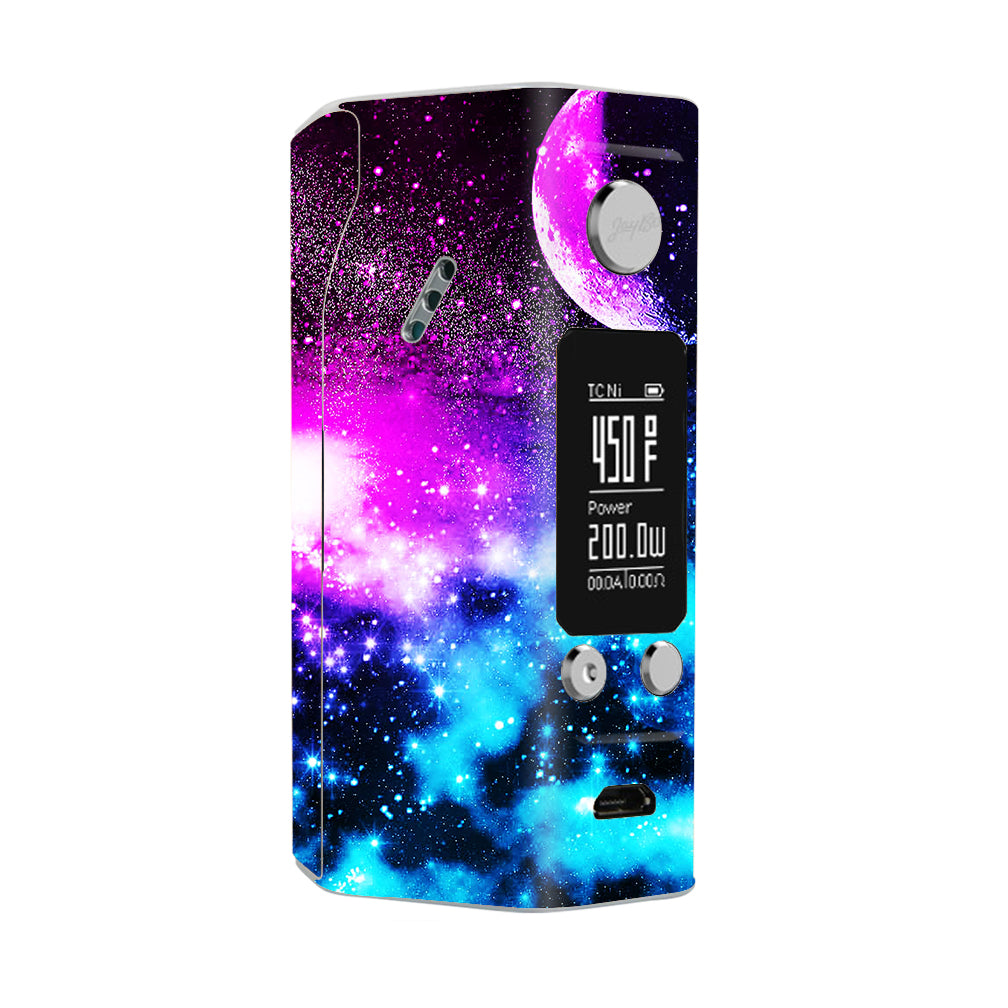  Galaxy Fluorescent Wismec Reuleaux RX200S Skin