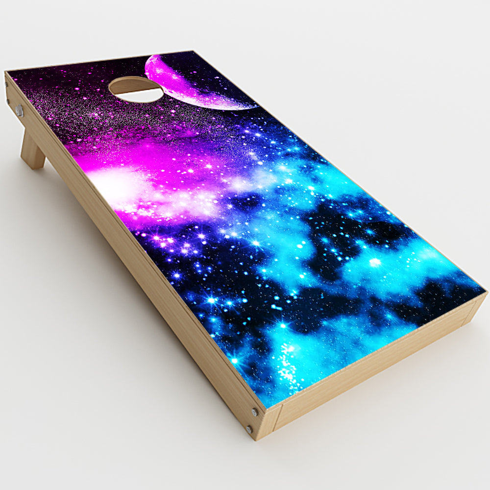  Galaxy Fluorescent Cornhole Game Boards  Skin