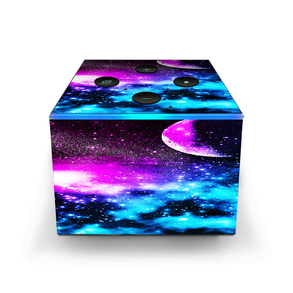  Galaxy Fluorescent Amazon Fire TV Cube Skin