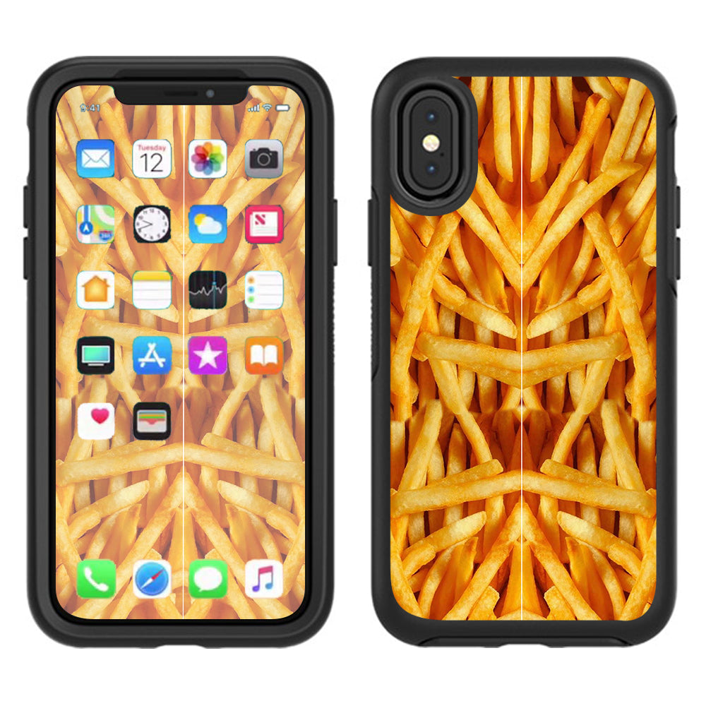  French Fries Otterbox Defender Apple iPhone X Skin