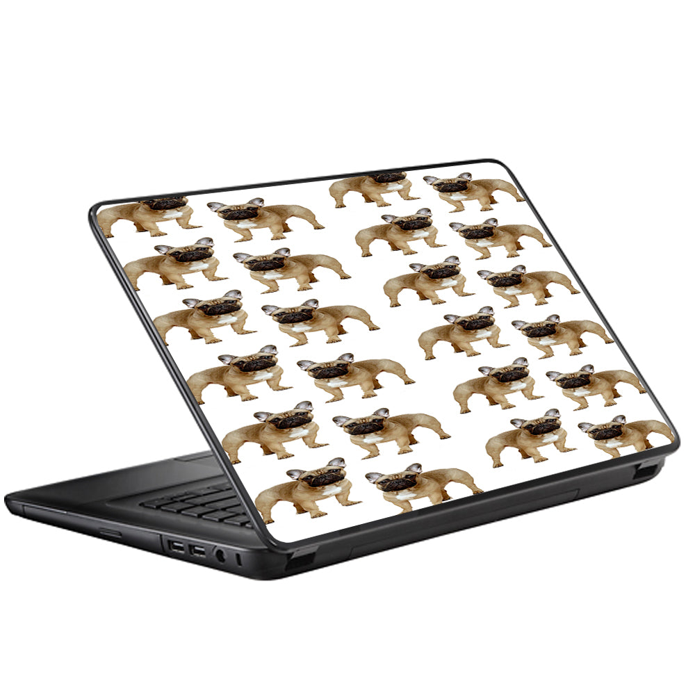  Little Bulldogs In Sunglasses Universal 13 to 16 inch wide laptop Skin