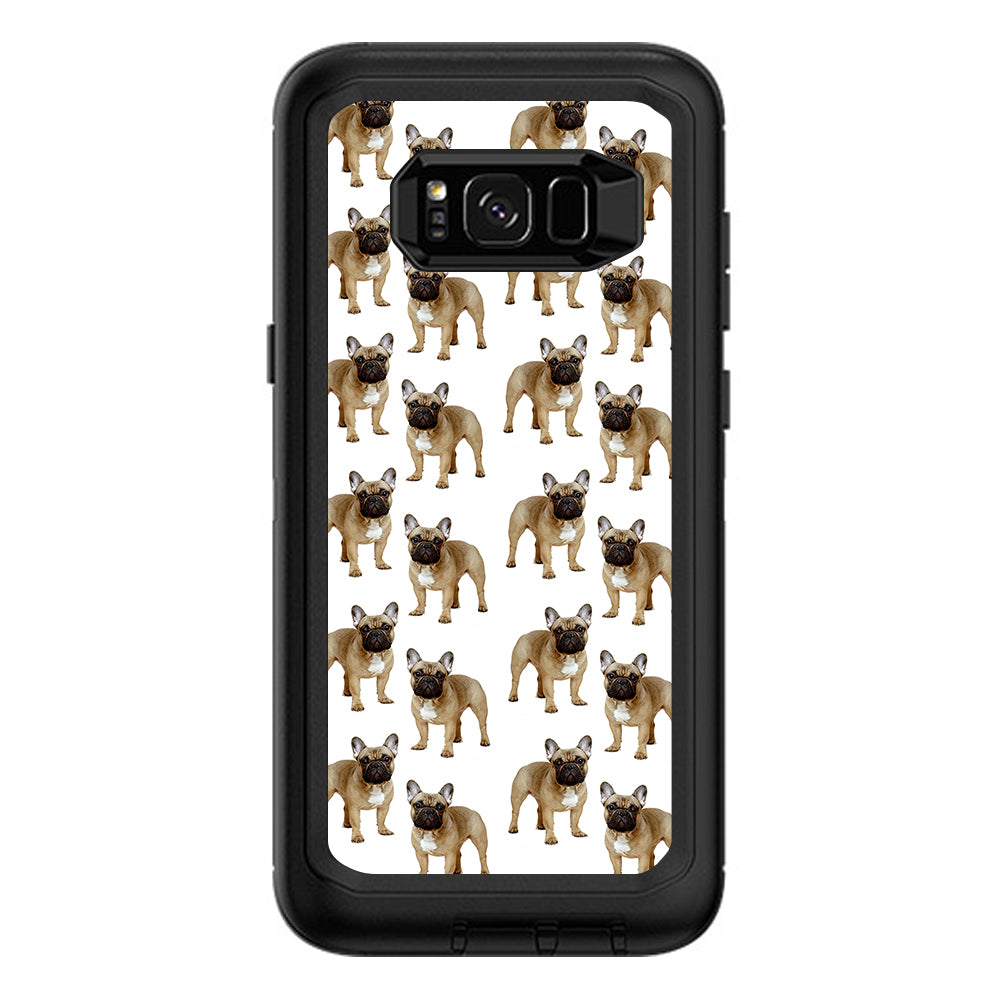  Little Bulldogs In Sunglasses Otterbox Defender Samsung Galaxy S8 Plus Skin