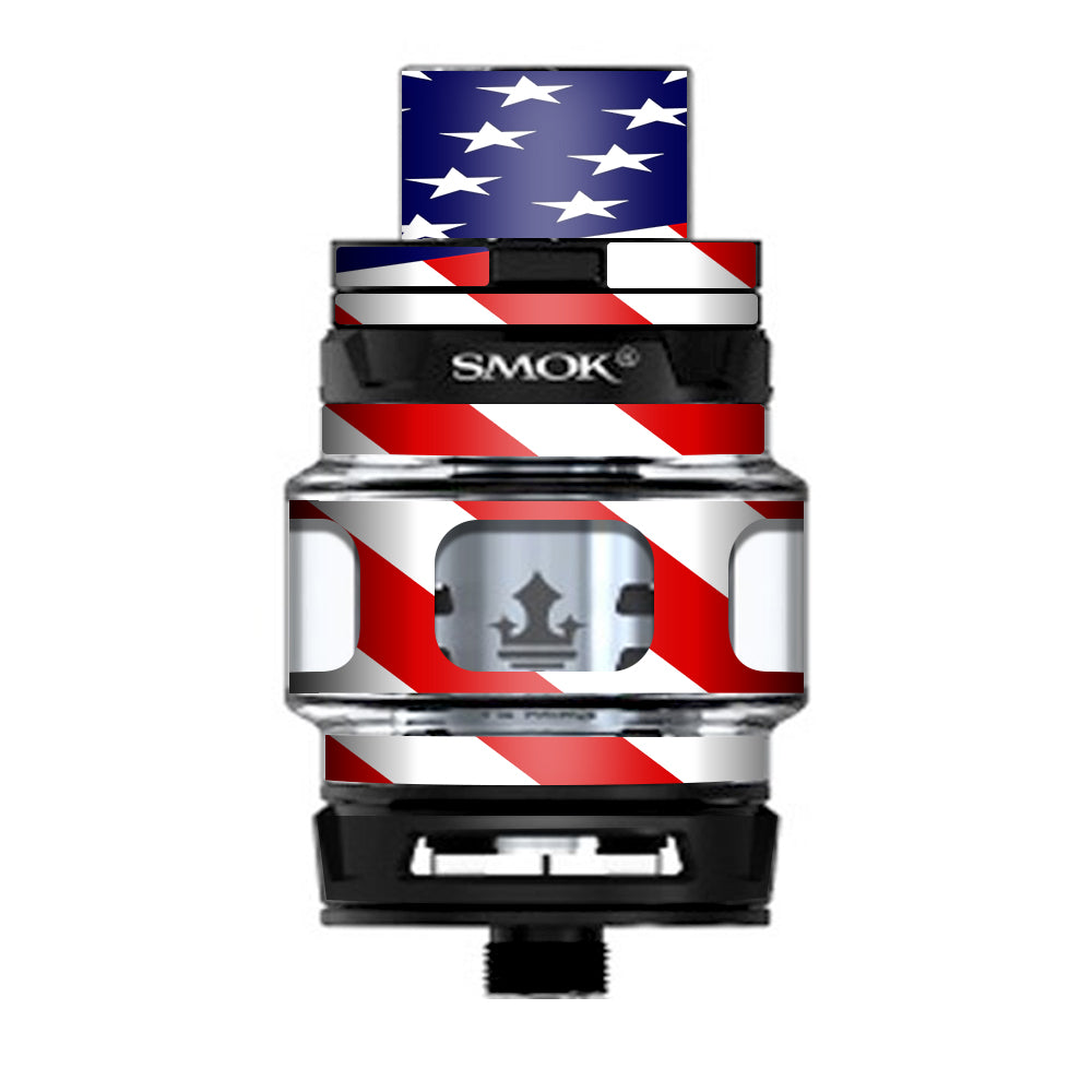  American Flag Usa Prince TFV12 Tank Smok Skin