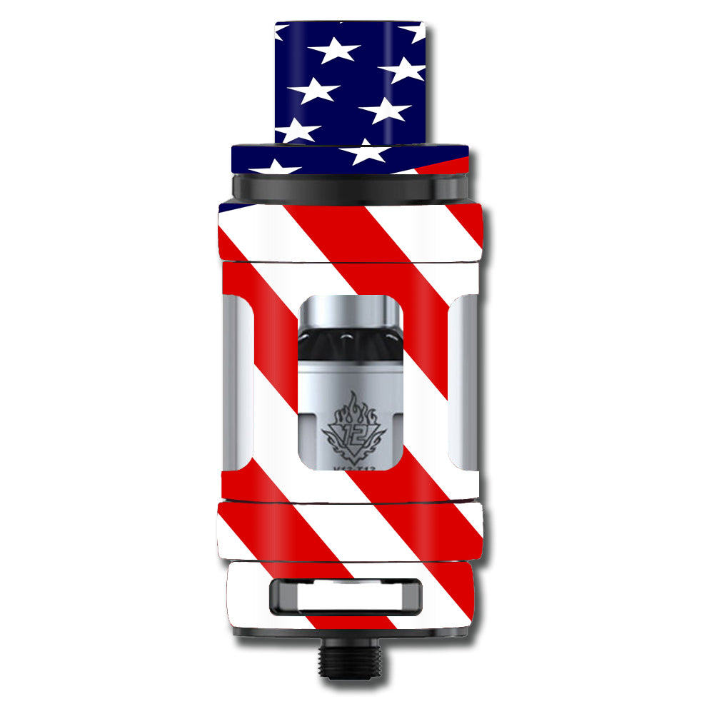  American Flag Usa Smok TFV12 Tank Skin